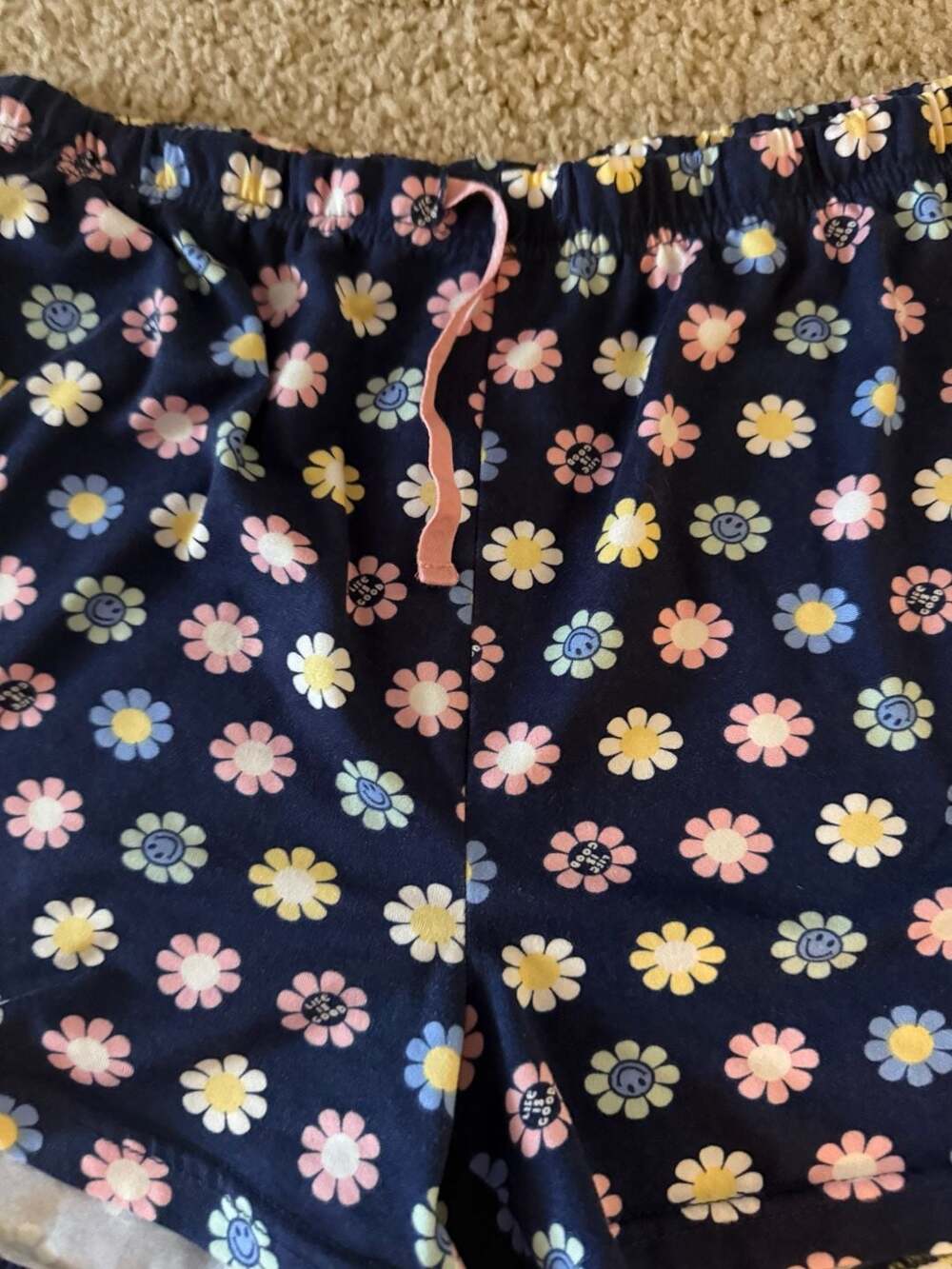 Life is Good Sleep Lounge Shorts Size L Set of 2 - Picture 3 of 13